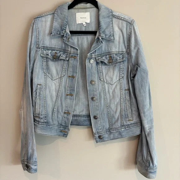 Talula Jackets Coats Talula Womens Classic Light Blue Jean